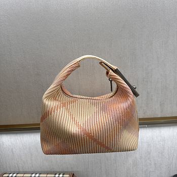 Buberry Natural Medium Peg Bag - 29x17x14.5cm