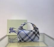 Buberry Peg Handbag In Blue - 29x17x14.5cm - 1