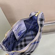 Buberry Peg Handbag In Blue - 29x17x14.5cm - 2