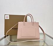 Buberry Tote In Pink Leather - 20x11x8.8cm - 5