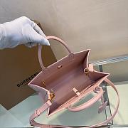 Buberry Tote In Pink Leather - 20x11x8.8cm - 4