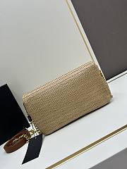 YSL Natural Niki Raffia Bag - 26x14x6cm - 5