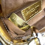 Dior Micro Lady Gold Bag 12cm - 5