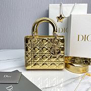 Dior Medium Lady Gold Bag 20cm - 1