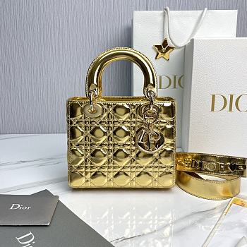 Dior Medium Lady Gold Bag 20cm