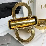 Dior Medium Lady Gold Bag 20cm - 4