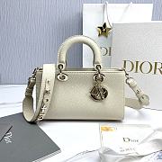 Dior Lady D-Sire My ABCDior In White Leather - 26x15x8cm - 1