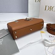 Dior Lady D-Sire My ABCDior In Brown Leather - 26x15x8cm - 4