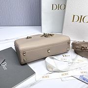 Dior Lady D-Sire My ABCDior In Beige Leather - 26x15x8cm - 3