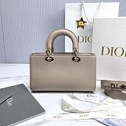 Dior Lady D-Sire My ABCDior In Beige Leather - 26x15x8cm - 4