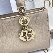 Dior Lady D-Sire My ABCDior In Beige Leather - 26x15x8cm - 2