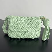 Bottega Veneta Citta In Fresh Green - 25x18x5.5cm - 1