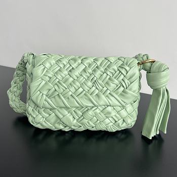 Bottega Veneta Citta In Fresh Green - 25x18x5.5cm