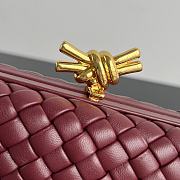 Bottega Veneta Burgundy Knot - 19x11.5x5cm - 5