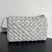 Bottega Veneta Grey Kalimero Citta Shoulder Bag - 25x18x5.5cm - 5