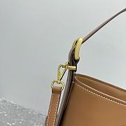 Miumiu Brown Leather Bucket Bag - 20x16x10cm - 5