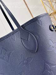 Louis Vuitton M45686 Neverfull MM In Navy - 31x28x14cm - 4