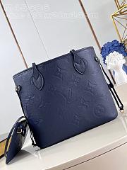 Louis Vuitton M45686 Neverfull MM In Navy - 31x28x14cm - 3