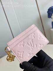 Louis Vuitton M83562 Pink Monogram Card Holder - 10x7x0.3cm - 1