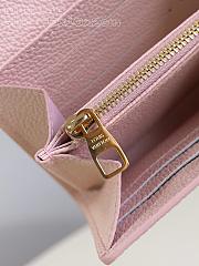 Louis Vuitton M83443 Sarah Wallet In Pink Leather - 19x10x2cm - 4