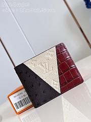 Louis Vuitton M84689 Tricolors Taurilon Monogram Wallet - 11x9x1.5cm - 1