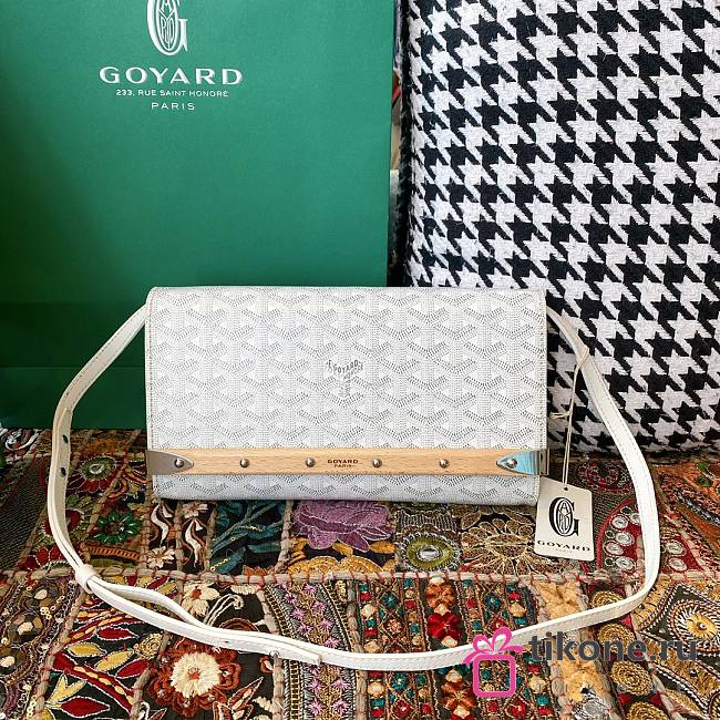 Goyard Monte-Carlo PM White Clutch Bags - 30×16.5cm - 1