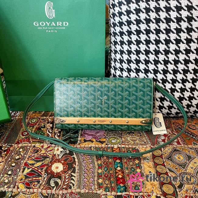 Goyard Monte-Carlo PM Green Clutch Bags - 30×16.5cm - 1