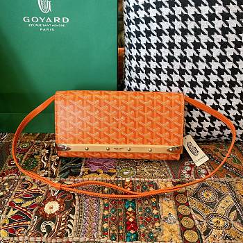 Goyard Monte-Carlo PM Orange Clutch Bags - 30×16.5cm