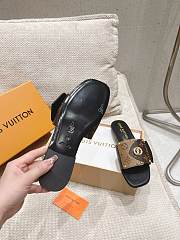 Louis Vuitton Frame Brown Flat Mule - 3