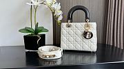 Dior Lady Black&White Handbag - 20x17x8cm - 5