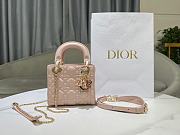 Dior Lady Small Blush Pink Handbag - 17x15x7cm - 1