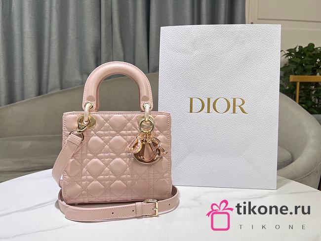 Dior Lady Blush Pink Handbag - 20x17x8cm - 1