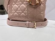 Dior Lady Blush Pink Handbag - 20x17x8cm - 3