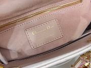 Dior Lady Blush Pink Handbag - 20x17x8cm - 2