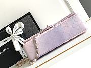 Chanel Classic Violet Gradient Caviar Handbag 25cm - 4