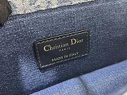 Dior 30 Montaigne East-West Denim Chain Bag - 21x12x6cm - 2