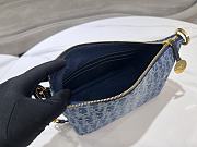 Dior Diorstar Hobo Denim Oblique Bag - 28.5x14.5x10cm - 4