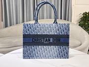 Dior Book Tote Denim Oblique Jacquard - 36.5x27x16cm - 1