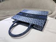 Dior Book Tote Denim Oblique Jacquard - 36.5x27x16cm - 3