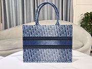 Dior Book Tote Denim Oblique Jacquard - 36.5x27x16cm - 4