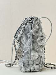 Chanel 22 Evening Diamond Hobo Bag - 24x20x7cm - 5