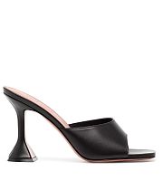 Amina Muaddi Black Lupita 95mm Mules - 4