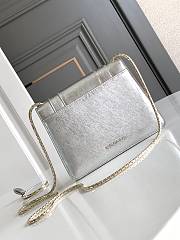 Bvlgari Silver Leather Crossbody - 20x14x4.5cm - 4