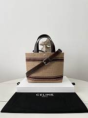 Celine Tote Bag With Logo, Raffia And Strap - 31×20×12cm - 5