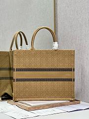 Dior Book Tote Natural Cannage Raffia - 41x32cm - 2