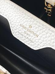 Louis Vuitton M24673 Capucines White Leather - 27x18x9cm - 4