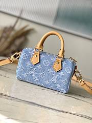 Louis Vuitton M11212 Nano Speedy Denim Monogram - 16x10x7.5cm - 4