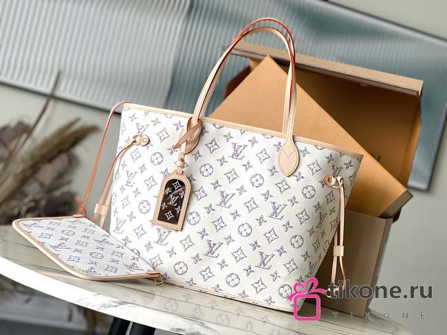 Louis Vuitton M24905 Neverfull MM Multicolor Beige - 31x28x14cm - 1