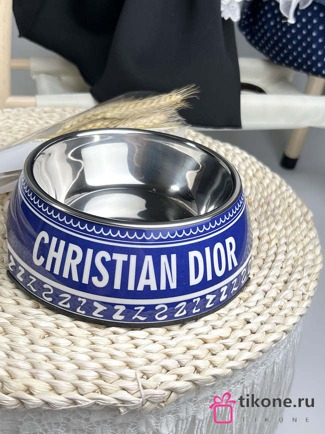 Dior Dog Bowl - 1