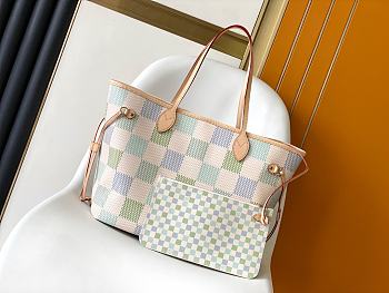 Louis Vuitton N40668 Neverfull MM Green Grid - 31x28x14cm